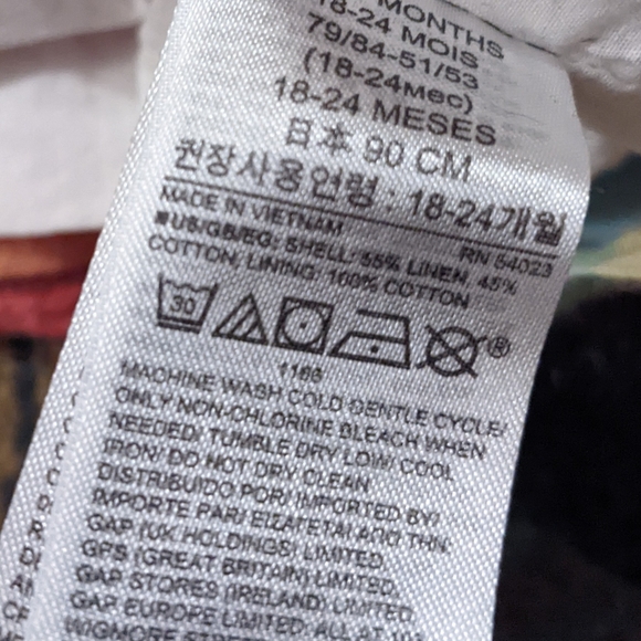 18-24 Months Baby Gap Ruffle Plaid Dress - Picture 4 of 4